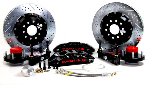 Baer Brakes 4301508B - Brake System 14 Inch Front Extreme+ Black 65-66 Ford/RideTech Mustang