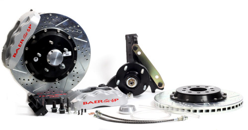 Baer Brakes 4301416S - Brake System 14 Inch Front Pro+ Silver 94-96 GM B Body