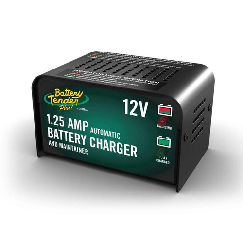 Battery Tender 021-0128 - 12V 1.25AMP Battery Charger Plus