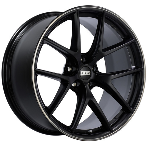 BBS CI2203BPO - CI-R 19x9 5x120 ET44 Satin Black Rim Protector Wheel -82mm PFS/Clip Required