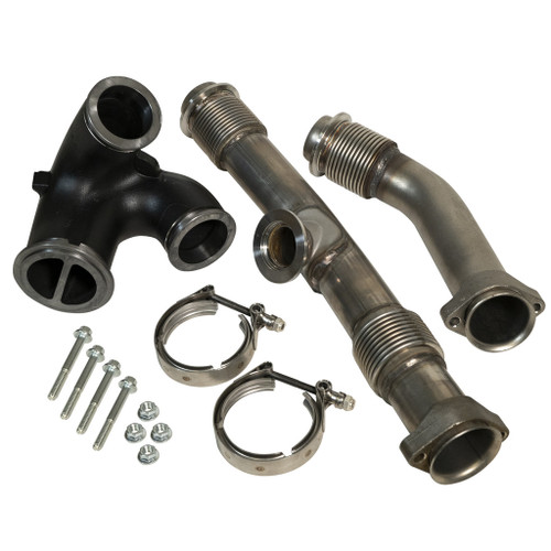 BD Diesel 1043918 - UpPipe Kit - Ford 2004.5-2007 6.0L Powerstroke w/EGR Connector