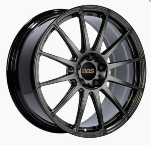 BBS FS001DBK - FS 19x8.5 5x112 ET42 Diamond Black Wheel -82mm PFS/Clip Required