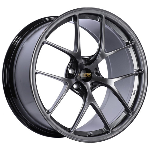 BBS RI029DBK - RI-D 20x11 5x112 ET50 Diamond Black Wheel -82mm PFS/Clip Required