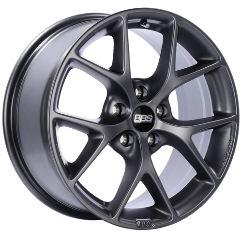 BBS SR002SG - SR 17x8 5x112 ET42 Satin Grey Wheel -82mm PFS/Clip Required
