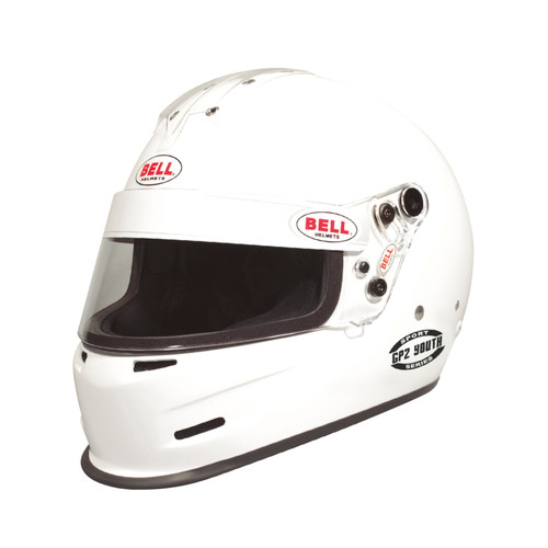 Bell Helmets 1425004 - Bell GP2 SFI 241 V15 Brus Helmet - Size 56 (White)