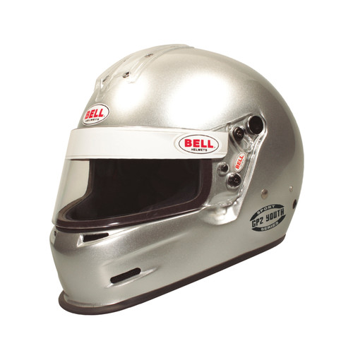 Bell Helmets 1425024 - Bell GP2 SFI241 Brus Helmet - Size 56 (Metallic Silver)