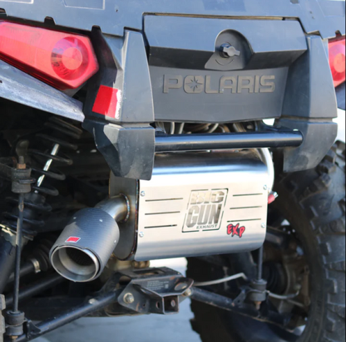 Big Gun 15-7612 - 09-14 Polaris SPORTSMAN 550 XP/HO/EPS/EFI Explorer Series Slip On Exhaust