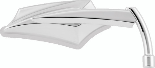 Bikers Choice 488741 - 65-Up Chrome Angler Mirror Universal Custom Pair