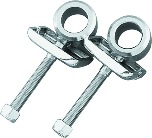 Bikers Choice 490006 - 79-99 XL 73-E86 FL FX 82-94 FXR 80-83 FLT Chrome Axle Adjusters Replaces H-D 41530-84T