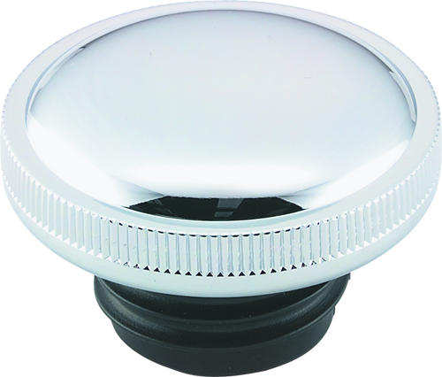 Bikers Choice 490436 - 83-E96 Left Side Chrome Nonvent Screw-In Gas Cap Replaces H-D 59674-94A 61103-83