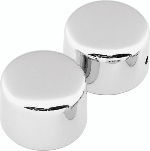 Bikers Choice 490050 - 72-99 FL FLT FXWG Softail 88-94 Chrome Front Axle Cap Set