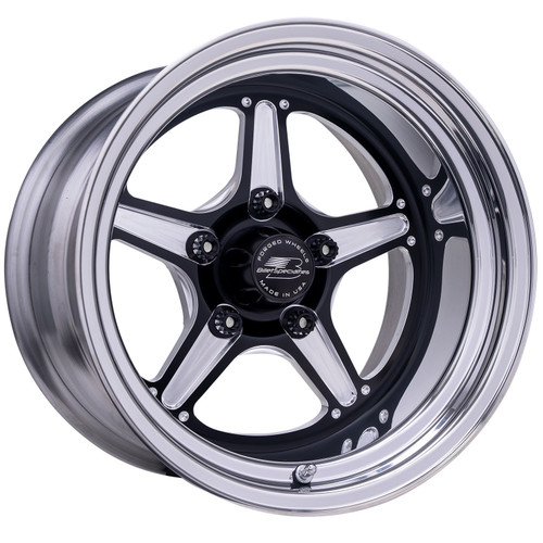 Billet Specialties BRS23510L6155 - Street Lite Black Wheel 15X10 5.5IN BS