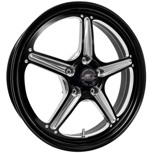 Billet Specialties RSFB23745Z6120 - Street Lite Black Wheel 17X4.5 5x4.75 BC 2IN BS