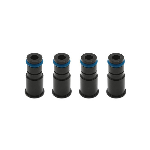 BLOX Racing BXEF-AT-11L-4 - Racing 11mm Adapter Top (1in) w/Viton O-Ring & Retaining Clip (Set of 4)