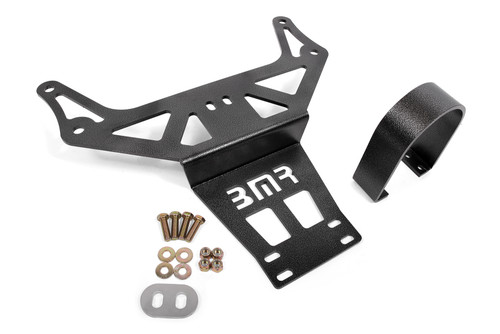 BMR DSL111H - 15-18 Dodge Challenger (Auto Trans) Hellcat/Demon Driveshaft Safety Loop - Black Hammertone