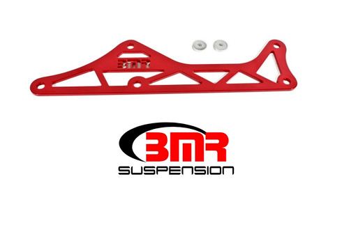 BMR DTB006R - 16-17 6th Gen Camaro Aluminum Driveshaft Tunnel Brace - Red