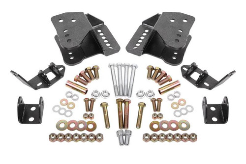 BMR CCK464H - 78-87 G-Body Rear Coilover Conversion Kit - Black Hammertone
