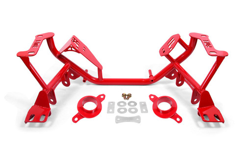 BMR KM732R - 79-95 Ford Mustang K-Member Standard Version w/Spring Perches - Red
