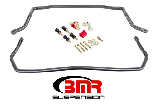 BMR SB031H - 78-87 G-Body Front & Rear Sway Bar Kit w/ Bushings - Black Hammertone