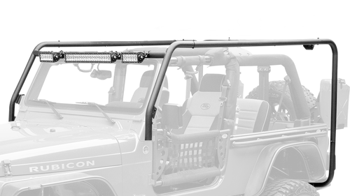 Body Armor 4x4 JK-711 - 07-18 Jeep Wrangler JK 2/4dr Roof Rack Front/Rear Frame Kit