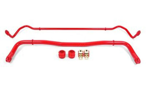 BMR SB110R - 08-20 Dodge Challenger Front/Rear Sway Bar Kit w/ Bushings - Red