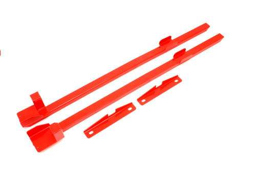 BMR SFC010R - 79-93 Fox Mustang Hardtop Only Weld-On Boxed Premium Subframe Connectors - Red