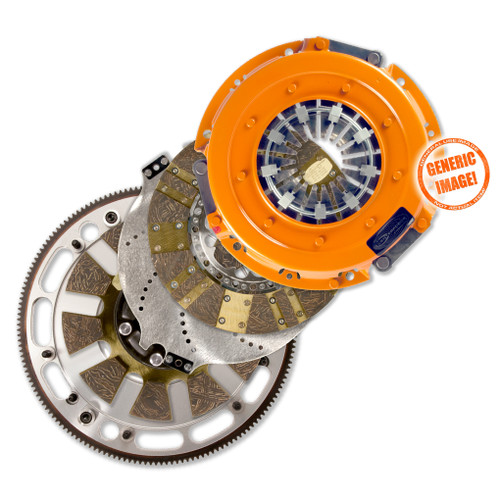 Centerforce 413114880 - DYAD ? DS 10.4, Multi-Disc Clutch and Flywheel Kit, 184 Tooth Gear, 0 in/oz Internally Balanced, 6 Bolt Crank, 1300 ft/lbs Capacity, 10.4in Dia., 26-Spline, Fits Ford Cars 7.0L