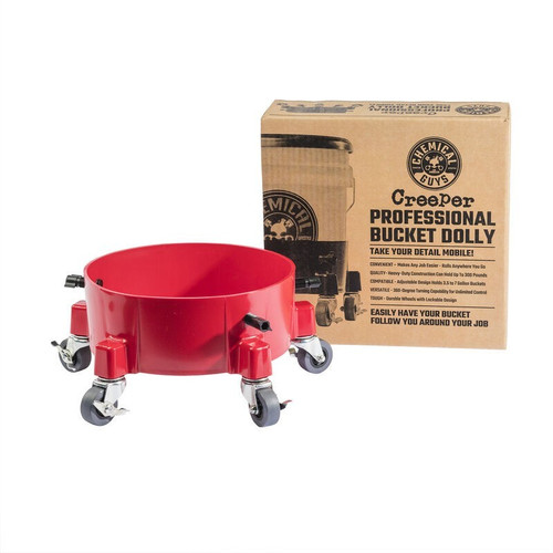 Chemical Guys ACC1001R - Creeper Professional Bucket Dolly - Red (P1)