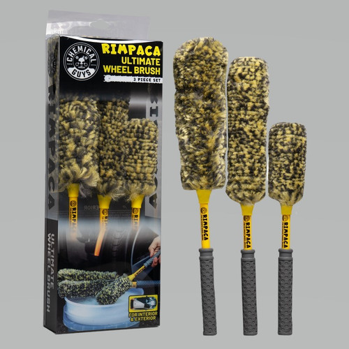 Chemical Guys ACC617 - Rimpaca Ultimate Wheel Brush Set - 3 Pcs