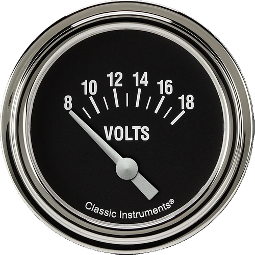 Classic Instruments HR230SLF - Hot Rod 2 5/8" Volt Gauge