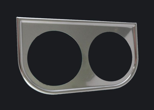 Classic Instruments MT55 - Chrome Under Dash Panel / 2-Hole