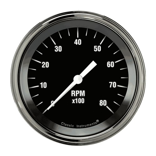 Classic Instruments HR80SLF - Hot Rod 3 3/8" Tachometer