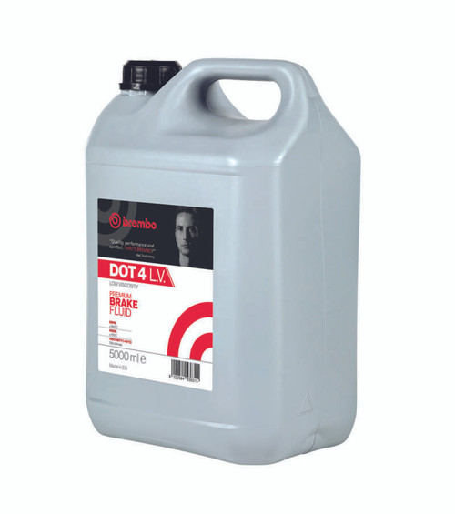 Brembo L04250 - DOT 4 Low Viscosity Brake Fluid (5000 ML)