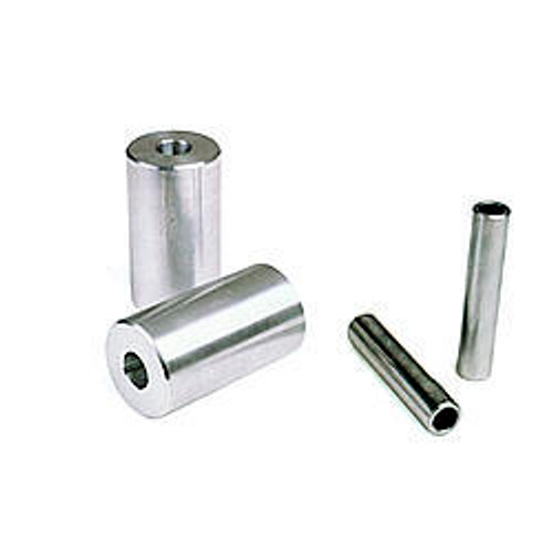 Competition Engineering C2023 - Spring Shackle Bushing - Rear - 1.625 in OD x 3.25 in long - 9/16 in Bolt - Aluminum - Natural - GM F-Body / X-Body - Pair