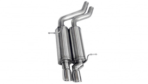 Corsa Performance 14559 - 01-06 BMW 325i/ci Convertible E46 Polished Sport Axle-Back Exhaust