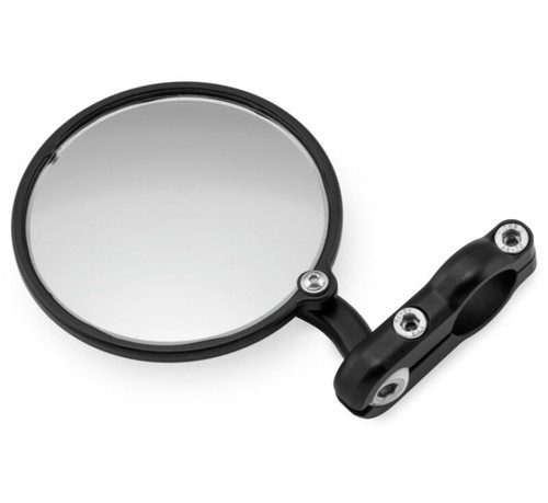 CRG Constructors HSLS-200-R - CRG Hindsight Folding 3 in. Round Bar-End Mirror Right - Black