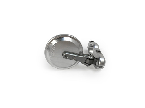 CRG Constructors BSLS-201 - CRG Blindsight Folding 2 in. Round Bar-End Mirror - Silver