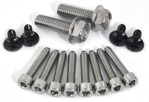 Cycra 1CYC-1006-02 - Replacement Hardware Series 1 - Black/Silver