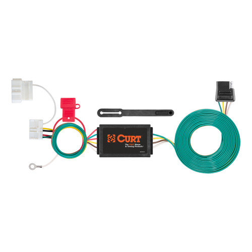 CURT 56378 - Custom 4-Flat, Select Honda Odyssey, OEM Tow Package Required