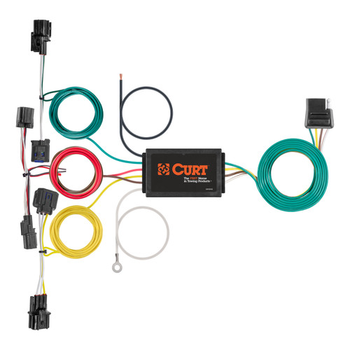 CURT 56457 - Custom Wiring Harness, 4-Way Flat Output, Select Kia Forte