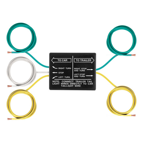 CURT 58240 - Non-Powered 3-to-2-Wire Taillight Converter (Bulk)