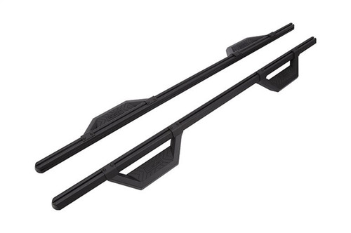 DEE ZEE DZ66321CTB - Deezee 99-23 Chevrolet/GMC/Dodge/Ford Full Size Truck Hex Cast - Crew Cab Side Steps (Txt Blk)