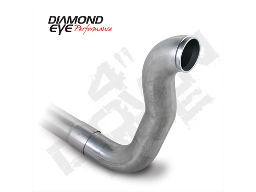 Diamond Eye 220105 - Turbo Downpipe 4 Inch 89-93 Dodge RAM 2500/3500 4X4 Oxygen Sendsor Bung Not Included