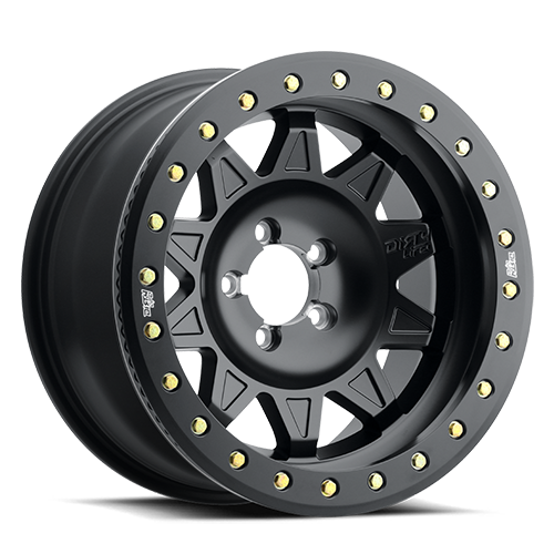 Dirty Life 9302-7973MB38 - Race Wheels Roadkill Race Satin Black 17X9 5-127 -38Mm 71.5Mm
