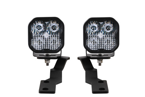 Diode Dynamics DD6372 - 16-21 Toyota Tacoma Sport SS3 LED Ditch Light Kit - White Combo