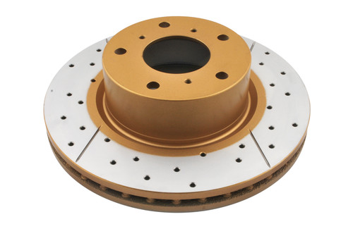 DBA DBA040X - 04 Pontiac GTO Front Drilled & Slotted Street Series Rotor