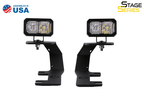 Diode Dynamics DD6661 - SSC2 LED Ditch Light Kit for 2014-2019 Silverado/Sierra, Pro White Combo