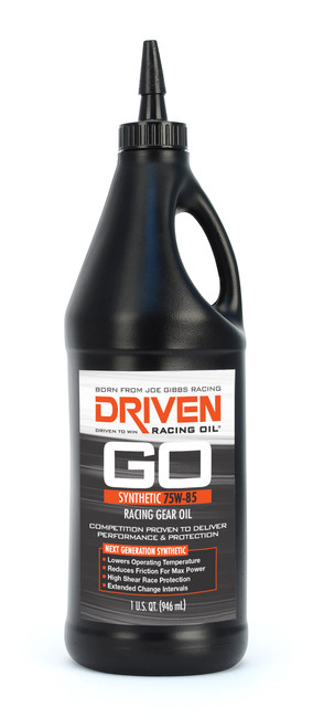 Driven Racing Oil 00830 - 75W-85 Synthetic Racing Gear Oil - 1 Quart Bottle