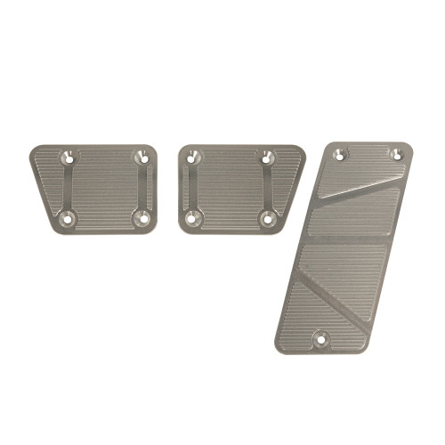 DV8 Offroad D-JP-180026-BL - 2007-13 Jeep JK Billet Pedal Covers, Manual 3 pc