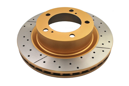 DBA DBA2722X - 07+ Toyota Landcruiser 200 Series Front Drilled & Slotted Street Series Rotor